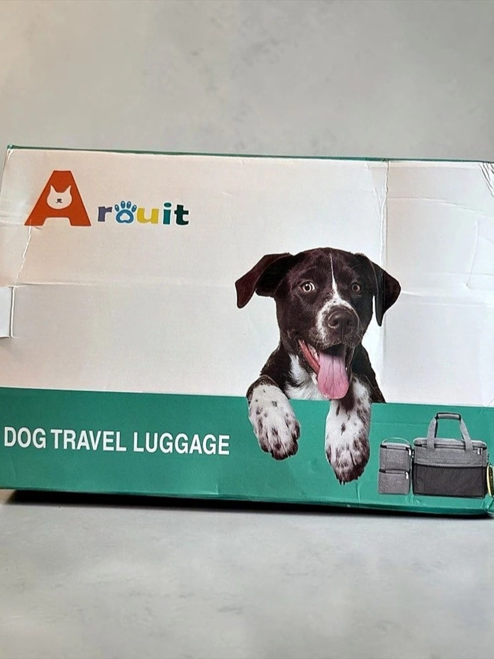 Arouit Dog Travel Bag Gray NWT